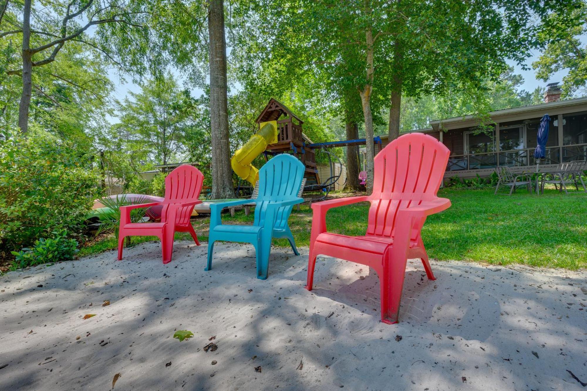 Lake Sinclair Crooked Creek Cottage With Fire Pit! Eatonton エクステリア 写真