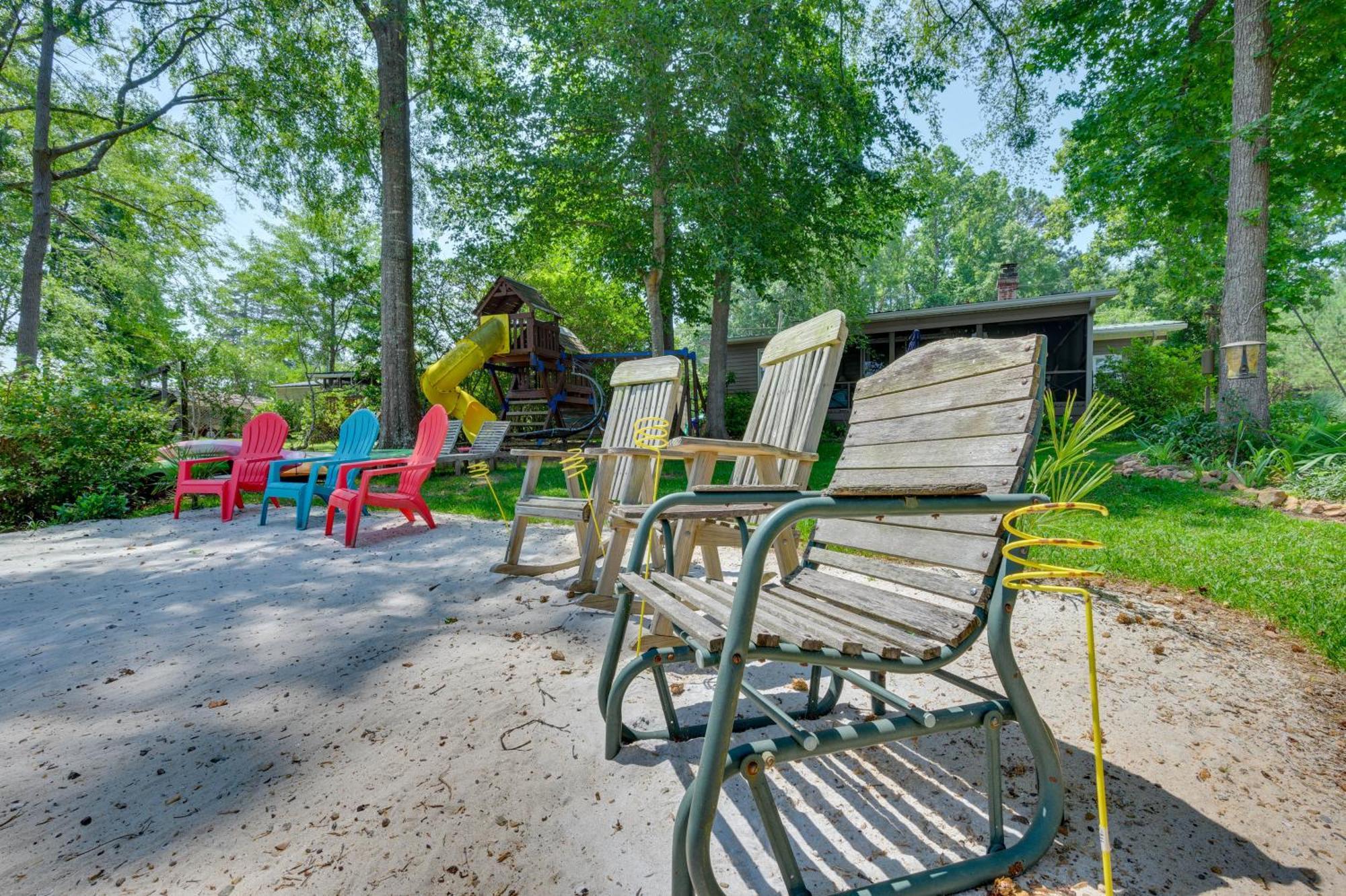 Lake Sinclair Crooked Creek Cottage With Fire Pit! Eatonton エクステリア 写真